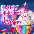 Happy Birthday Crispin - Lovely Animated GIF