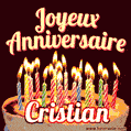 Joyeux anniversaire Cristian GIF