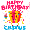 Funny Happy Birthday Crixus GIF
