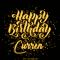Happy Birthday Card for Curren - Download GIF and Send for Free