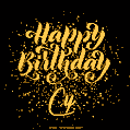 Happy Birthday Card for Cy - Download GIF and Send for Free