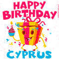 Funny Happy Birthday Cyprus GIF
