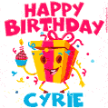 Funny Happy Birthday Cyrie GIF