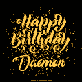 Happy Birthday Card for Daemon - Download GIF and Send for Free
