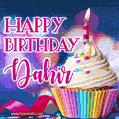 Happy Birthday Dahir - Lovely Animated GIF