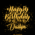 Happy Birthday Card for Dailyn - Download GIF and Send for Free