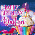 Happy Birthday Dailyn - Lovely Animated GIF