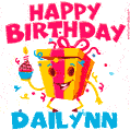 Funny Happy Birthday Dailynn GIF