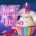 Happy Birthday Dajour - Lovely Animated GIF