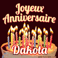 Joyeux anniversaire Dakota GIF