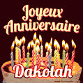 Joyeux anniversaire Dakotah GIF