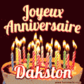 Joyeux anniversaire Dakston GIF