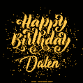 Happy Birthday Card for Dalen - Download GIF and Send for Free