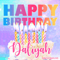 Funny Happy Birthday Daliyah GIF