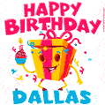 Funny Happy Birthday Dallas GIF