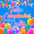 Feliz Cumpleaños Dallis (GIF)