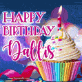 Happy Birthday Dallis - Lovely Animated GIF