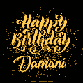 Happy Birthday Card for Damani - Download GIF and Send for Free