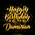 Happy Birthday Card for Damarian - Download GIF and Send for Free