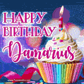 Happy Birthday Damarius - Lovely Animated GIF