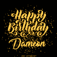 Happy Birthday Card for Dameon - Download GIF and Send for Free