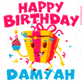 Funny Happy Birthday Damyah GIF