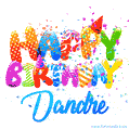 Happy Birthday Dandre - Creative Personalized GIF With Name
