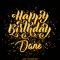 Happy Birthday Card for Dane - Download GIF and Send for Free