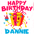 Funny Happy Birthday Dannie GIF