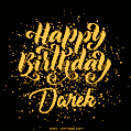 Happy Birthday Card for Darek - Download GIF and Send for Free