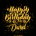 Happy Birthday Card for Darel - Download GIF and Send for Free