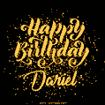 Happy Birthday Card for Dariel - Download GIF and Send for Free