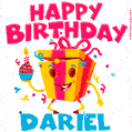 Funny Happy Birthday Dariel GIF