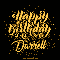 Happy Birthday Card for Darrell - Download GIF and Send for Free