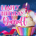 Happy Birthday Darrell - Lovely Animated GIF