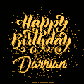 Happy Birthday Card for Darrian - Download GIF and Send for Free