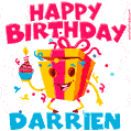 Funny Happy Birthday Darrien GIF