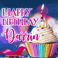 Happy Birthday Darrin - Lovely Animated GIF