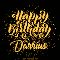 Happy Birthday Card for Darrius - Download GIF and Send for Free
