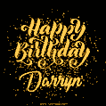 Happy Birthday Card for Darryn - Download GIF and Send for Free
