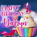 Happy Birthday Darryn - Lovely Animated GIF
