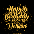 Happy Birthday Card for Daryan - Download GIF and Send for Free