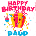 Funny Happy Birthday Daud GIF