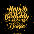 Happy Birthday Card for Daxen - Download GIF and Send for Free