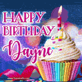 Happy Birthday Dayne - Lovely Animated GIF
