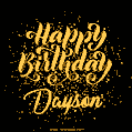 Happy Birthday Card for Dayson - Download GIF and Send for Free