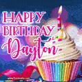 Happy Birthday Dayton - Lovely Animated GIF