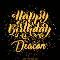 Happy Birthday Card for Deacon - Download GIF and Send for Free