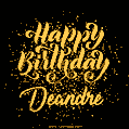 Happy Birthday Card for Deandre - Download GIF and Send for Free