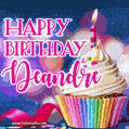 Happy Birthday Deandre - Lovely Animated GIF